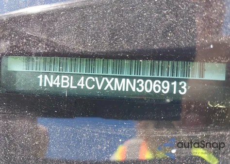 2021 Nissan Altima Sr Fwd z USA, uszkodzony, nr VIN 1N4BL4CVXMN306913